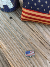 Load image into Gallery viewer, American Flag Necklace
