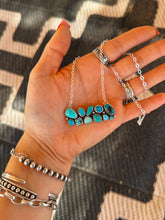 Load image into Gallery viewer, Multi-Stone Turquoise Bar Necklace

