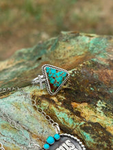 Load image into Gallery viewer, Patagonia Turquoise Cross Ring
