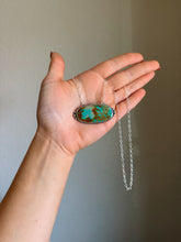 Load image into Gallery viewer, Big Oval Turquoise Necklace
