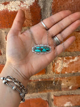 Load image into Gallery viewer, Stamped BlackJack Bar Necklace
