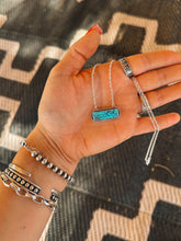 Load image into Gallery viewer, Hubei Turquoise Bar Necklace
