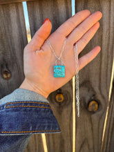 Load image into Gallery viewer, #8 Turquoise Locket Necklace

