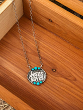Load image into Gallery viewer, Jesus Saves Kingman Necklace
