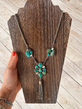 Load image into Gallery viewer, The Southwestern Skies Pearl Statement Necklace
