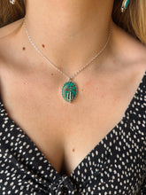 Load image into Gallery viewer, Kingman 3-D Cactus Necklace
