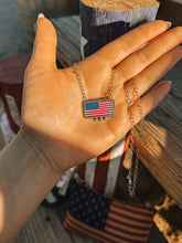 Load image into Gallery viewer, American Flag Necklace
