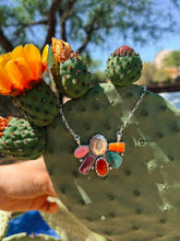Load image into Gallery viewer, Spring Fling Concho Cluster Necklace
