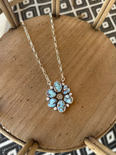 Load image into Gallery viewer, Golden Hills &amp; Pearl Cluster Necklace
