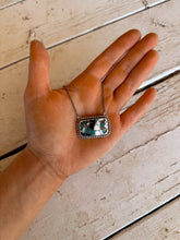 Load image into Gallery viewer, White Buffalo &amp; Kingman Chunky Bar Necklace
