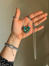 Load image into Gallery viewer, Multi-Stone Heart Outline Necklace
