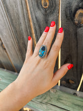 Load image into Gallery viewer, White Buffalo &amp; Kingman Oval Ring
