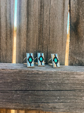 Load image into Gallery viewer, Kingman Aztec Shadowbox Ring
