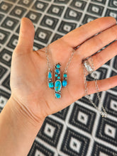Load image into Gallery viewer, Saguaro Silhouette Cluster Necklace
