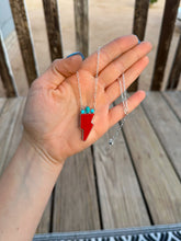 Load image into Gallery viewer, Rosarita &amp; Kingman Bolt Necklace
