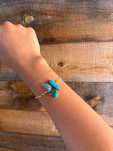 Load image into Gallery viewer, Triple-Stone Turquoise Bracelet
