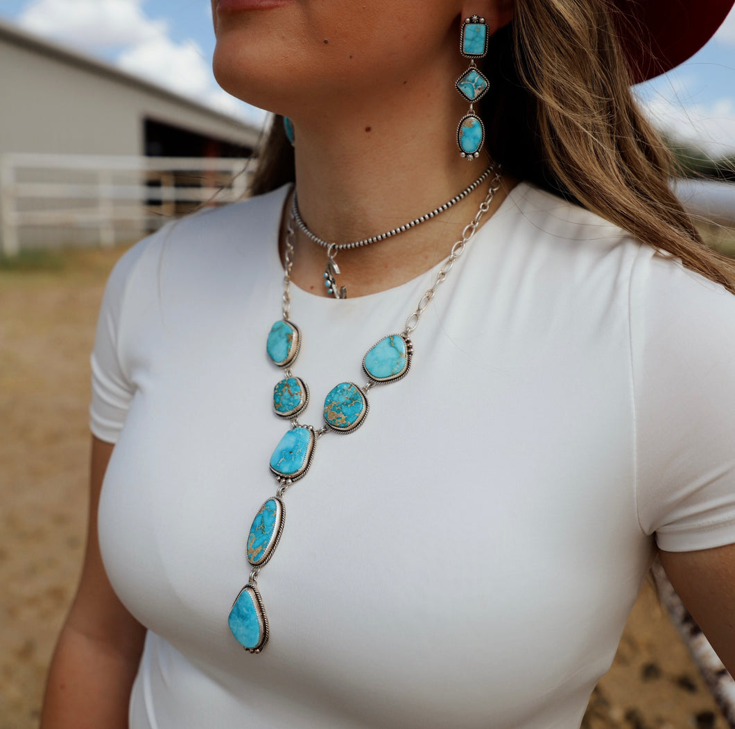 Sierra Bella Statement Lariat Necklace