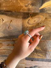 Load image into Gallery viewer, Mexican Turquoise Oval Ring
