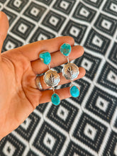 Load image into Gallery viewer, Cactus Concho Earrings
