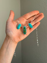 Load image into Gallery viewer, Kingman &amp; Sonoran Turquoise 3-Stone Necklace
