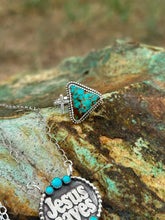 Load image into Gallery viewer, Patagonia Turquoise Cross Ring

