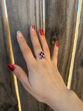 Load image into Gallery viewer, Pink Opal Checkered Ring
