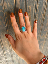 Load image into Gallery viewer, Mexican Turquoise Oval Ring
