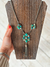 Load image into Gallery viewer, The Southwestern Skies Pearl Statement Necklace

