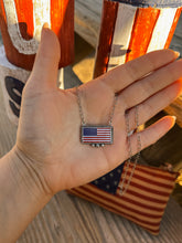 Load image into Gallery viewer, American Flag Necklace

