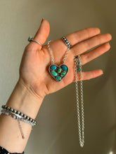 Load image into Gallery viewer, Multi-Stone Heart Outline Necklace
