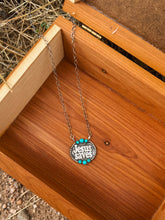 Load image into Gallery viewer, Jesus Saves Kingman Necklace
