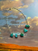 Load image into Gallery viewer, 5-Stone Mixed Turquoise Choker Necklace

